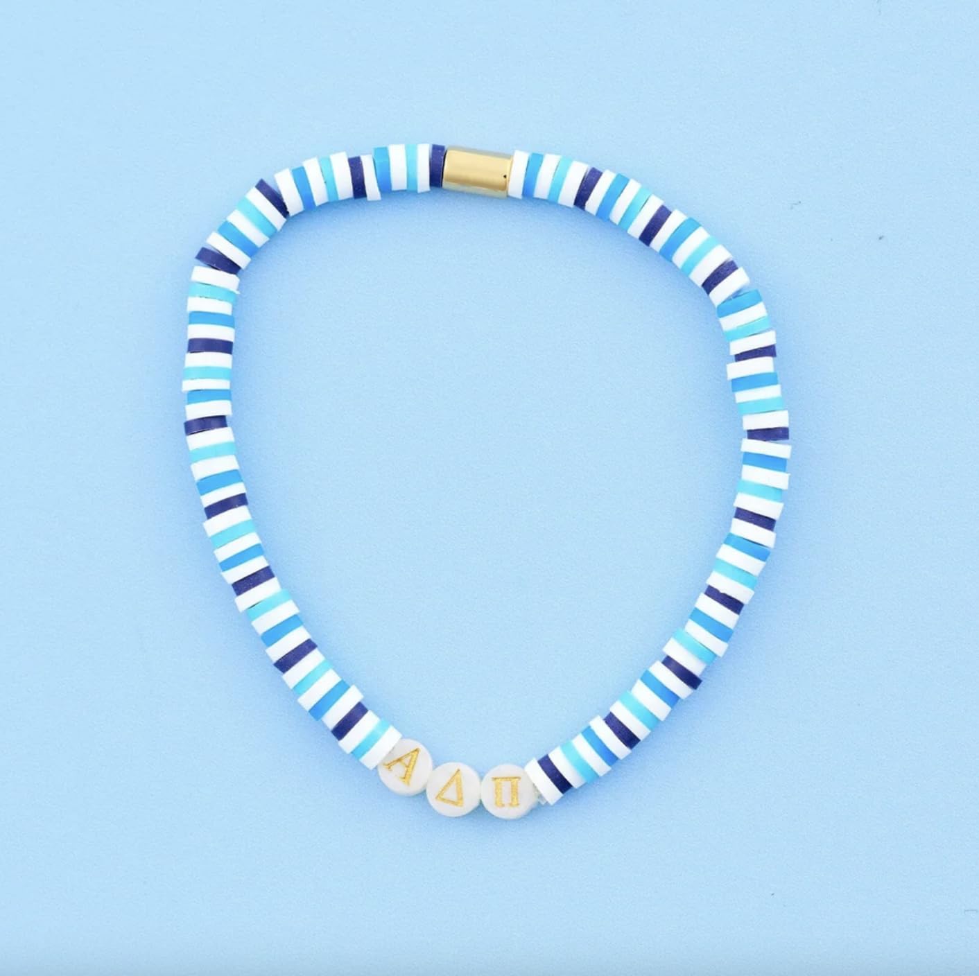 Pura Vida Bracelet - Alpha Delta Pi Merch - Sorority Stretch Bracelets - Image 3
