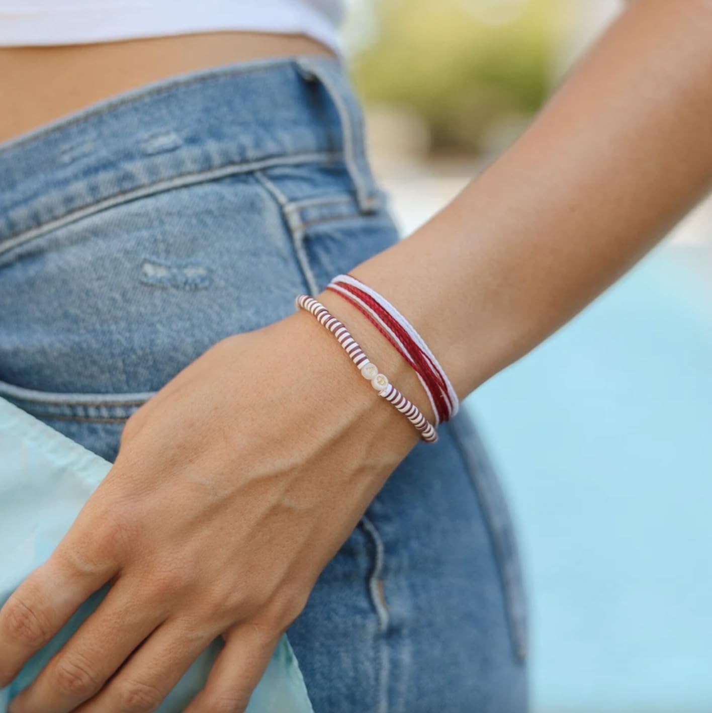 Pura Vida Bracelet - Alpha Phi Merch - Sorority Stretch Bracelets - Image 5