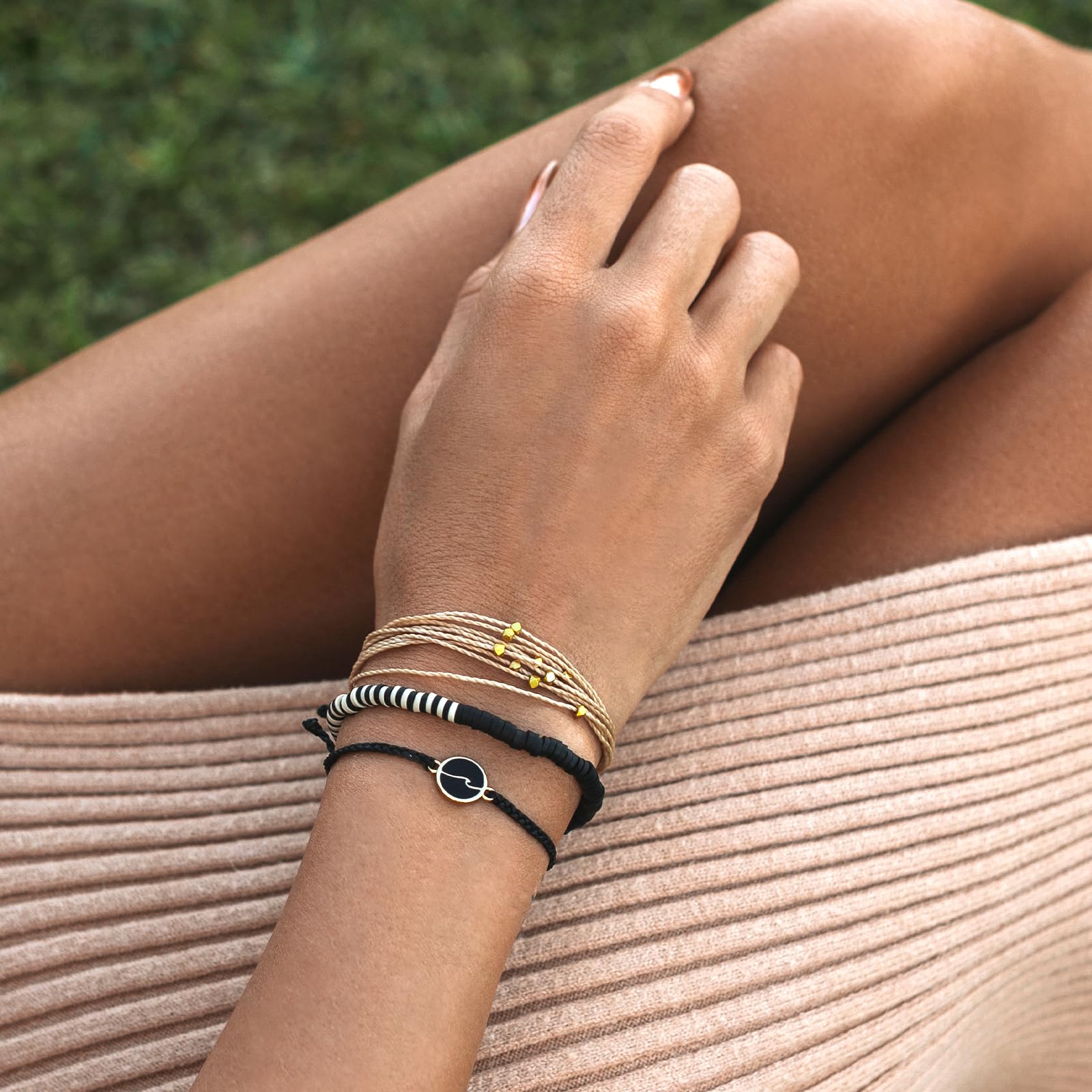 Pura Vida Bracelet Bright Lines Bracelet Stack, 3 Stackable Bracelets for Women - Image 4