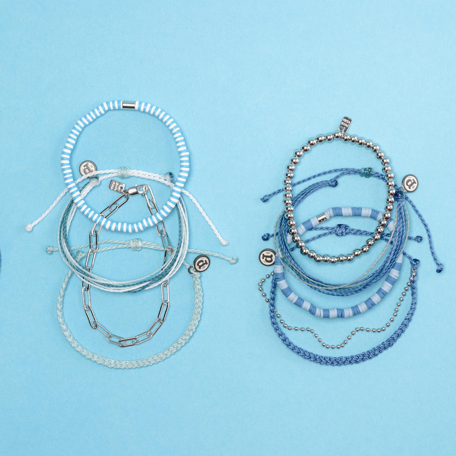 Pura Vida Bracelet Deep Sea Bracelet Stack, 4 Stackable Bracelets for Women - Image 5