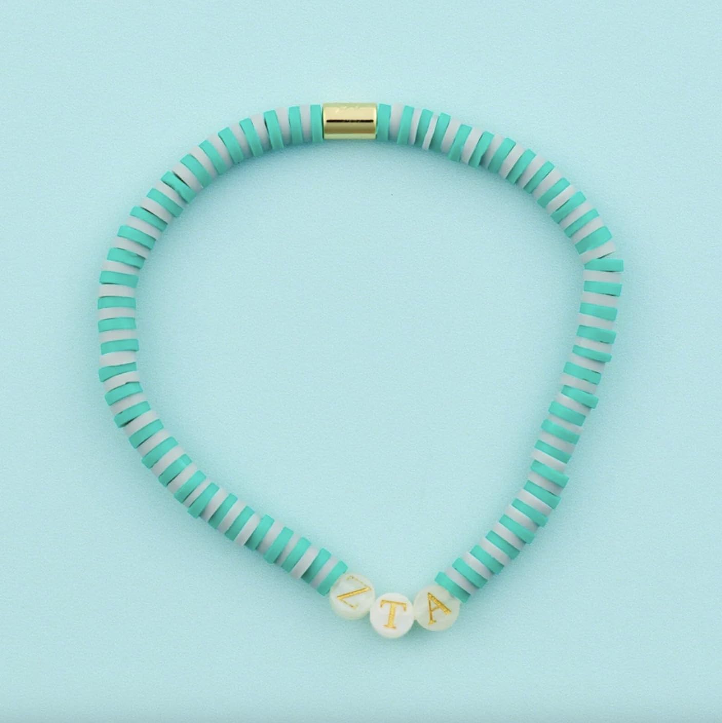 Pura Vida Bracelet - Zeta Tau Alpha Merch - Sorority Stretch Bracelets - Image 4