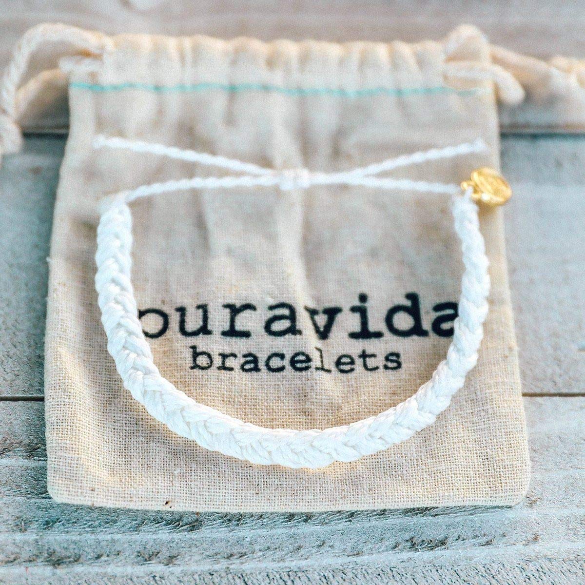Pura Vida Braided Bracelet - 100% Waterproof, Adjustable Band - Brand Charm - Image 7